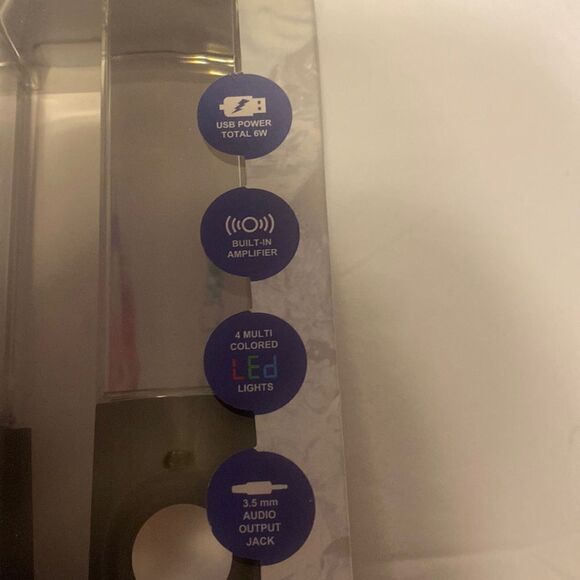 Digital Energy Desktop Dancing Water Speakers New in Box NWT - Picture 4 of 9